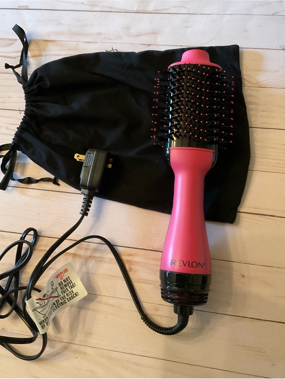 Revlon Pink Hot Air Brush Styler